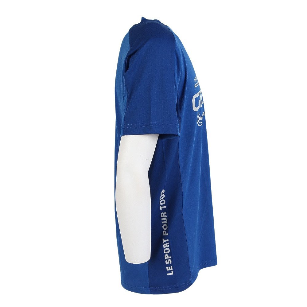 ジローム（GIRAUDM）（メンズ）接触冷感 ひんやりドライプラスクール シャインブロック UV AUTHENTIC 半袖Tシャツ CT6S0010-TR863-GRSD BLU