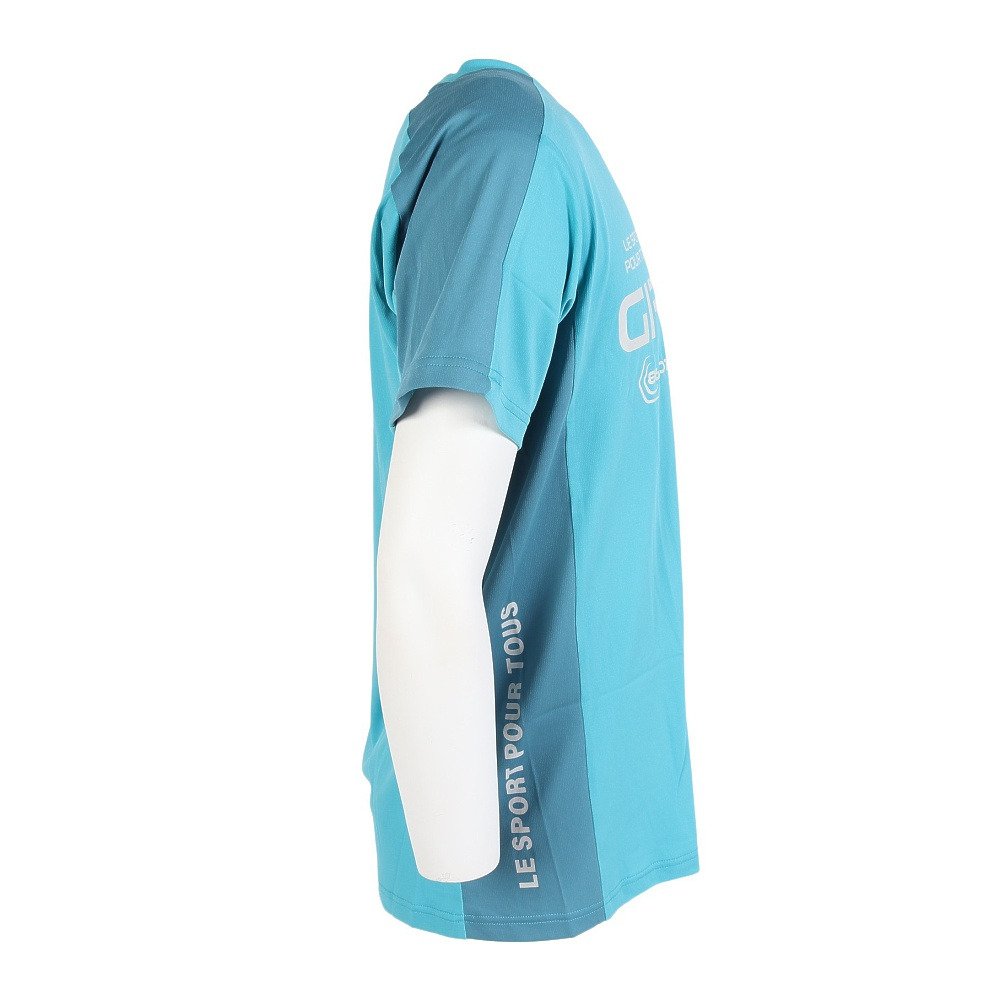 ジローム（GIRAUDM）（メンズ）接触冷感 ひんやりドライプラスクール シャインブロック UV AUTHENTIC 半袖Tシャツ CT6S0010-TR863-GRSD TQG