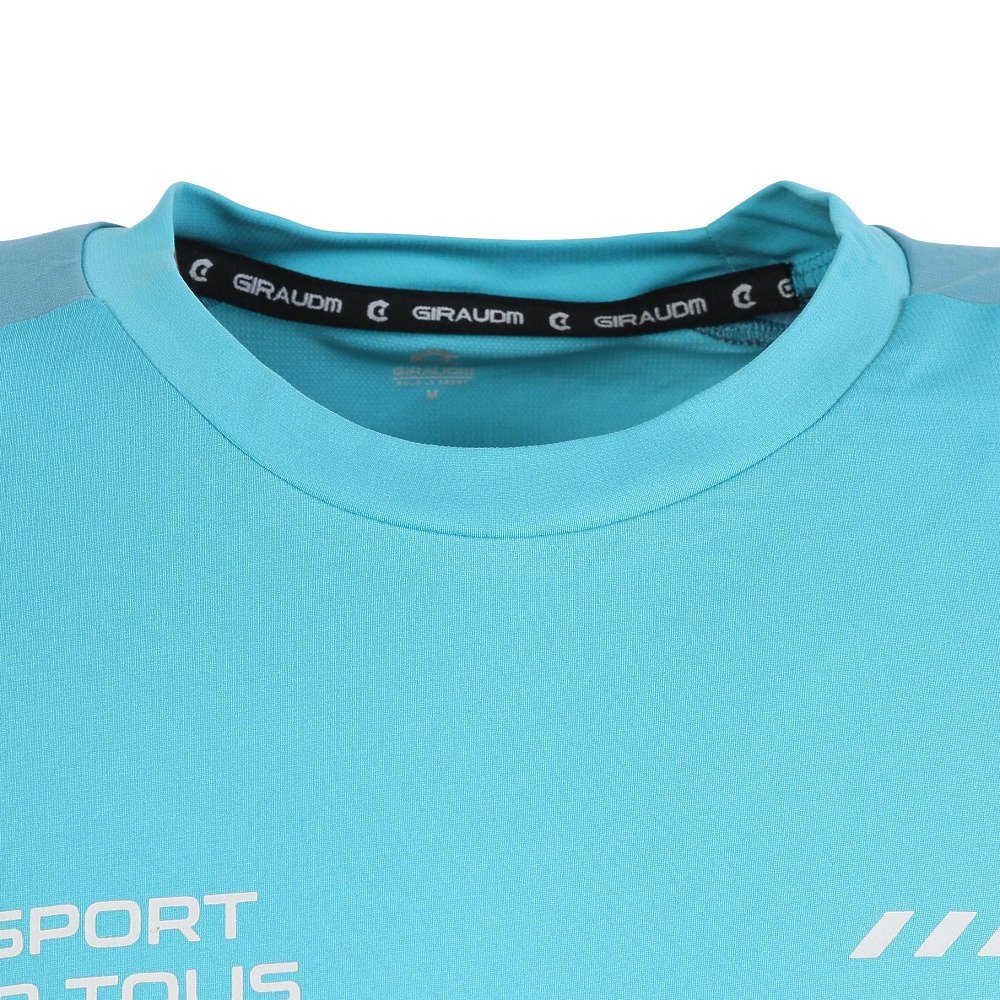 ジローム（GIRAUDM）（メンズ）接触冷感 ひんやりドライプラスクール シャインブロック UV AUTHENTIC 半袖Tシャツ CT6S0010-TR863-GRSD TQG