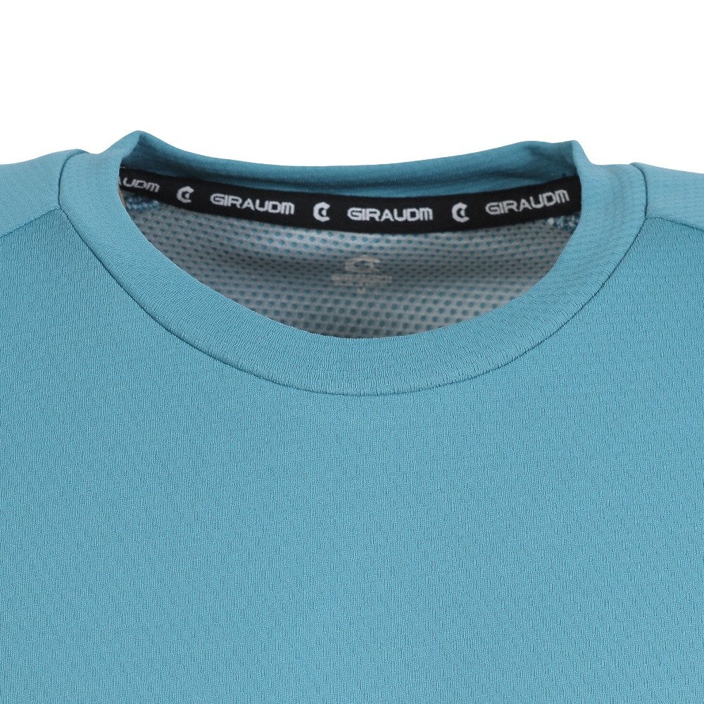 ジローム（GIRAUDM）（メンズ）接触冷感 ひんやりドライプラスクール シャインブロック スループラス UV SEC 半袖Tシャツ CT6S0012-TR863-GRSD TQG