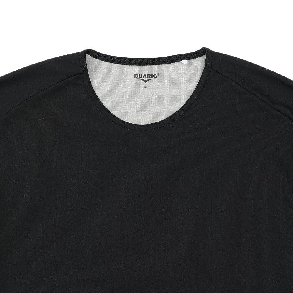 デュアリグ（DUARIG）（メンズ）接触冷感 ひんやりドライプラスクール UV クロスムーブモルフィット 半袖Tシャツ 6S0008-TRCT-863ES BLK