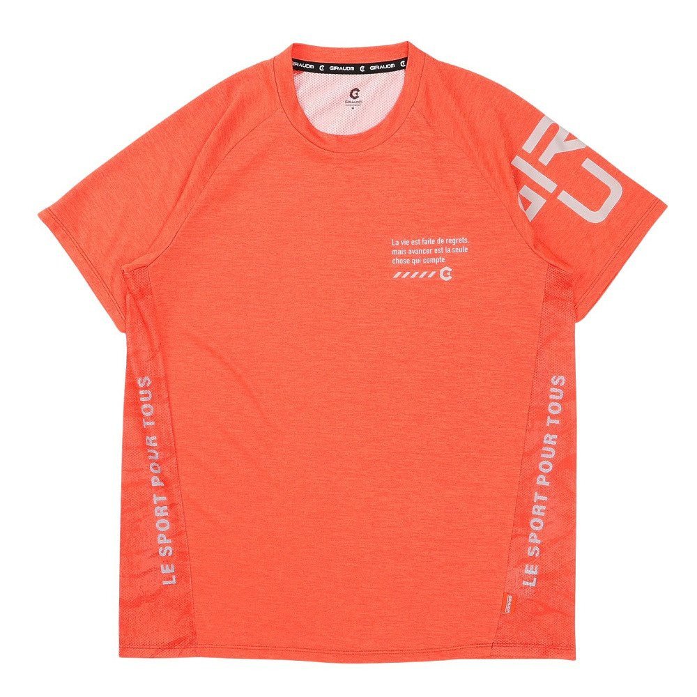 ジローム（GIRAUDM）（メンズ）吸汗速乾ドライプラススループラス SEC.半袖Tシャツ CT6S0039-TR863-GRES ORG