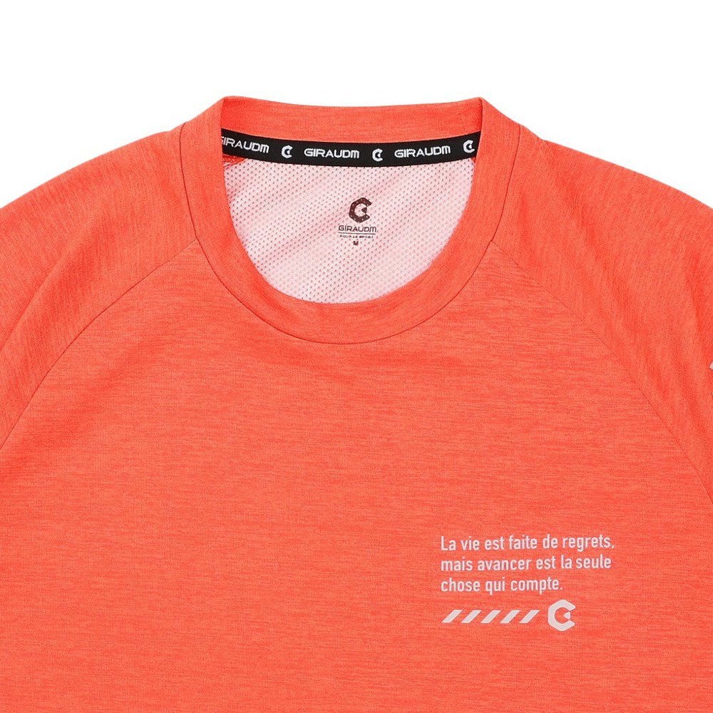 ジローム（GIRAUDM）（メンズ）吸汗速乾ドライプラススループラス SEC.半袖Tシャツ CT6S0039-TR863-GRES ORG