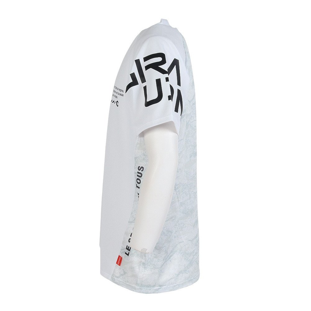 ジローム（GIRAUDM）（メンズ）吸汗速乾 ドライプラス スループラス SEC.半袖Tシャツ CT6S0039-TR863-GRES WHT