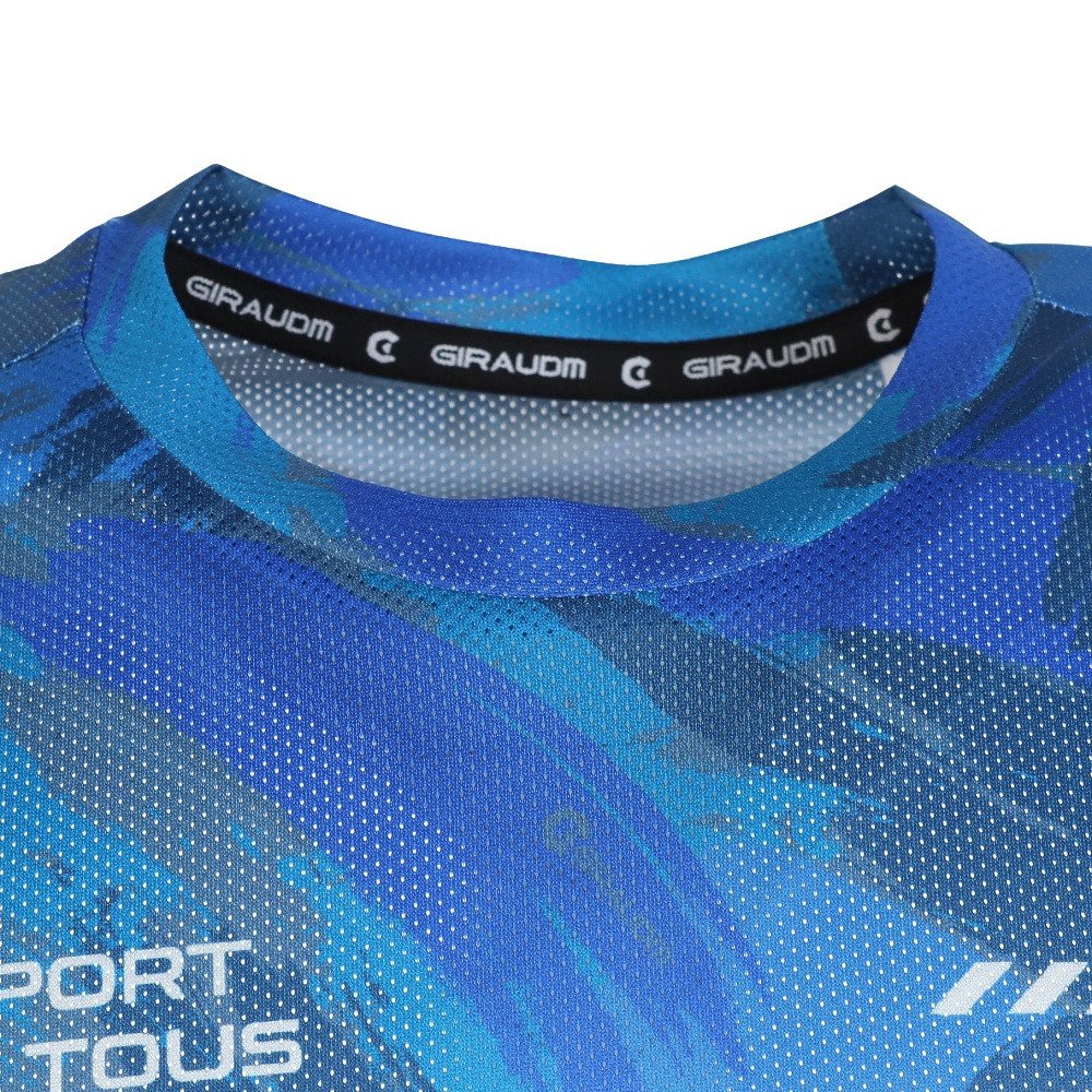 ジローム（GIRAUDM）（メンズ）吸汗速乾 ドライプラス スループラス AUTHENTIC GRT 半袖Tシャツ CT6S0040-TR863-GRES BLU