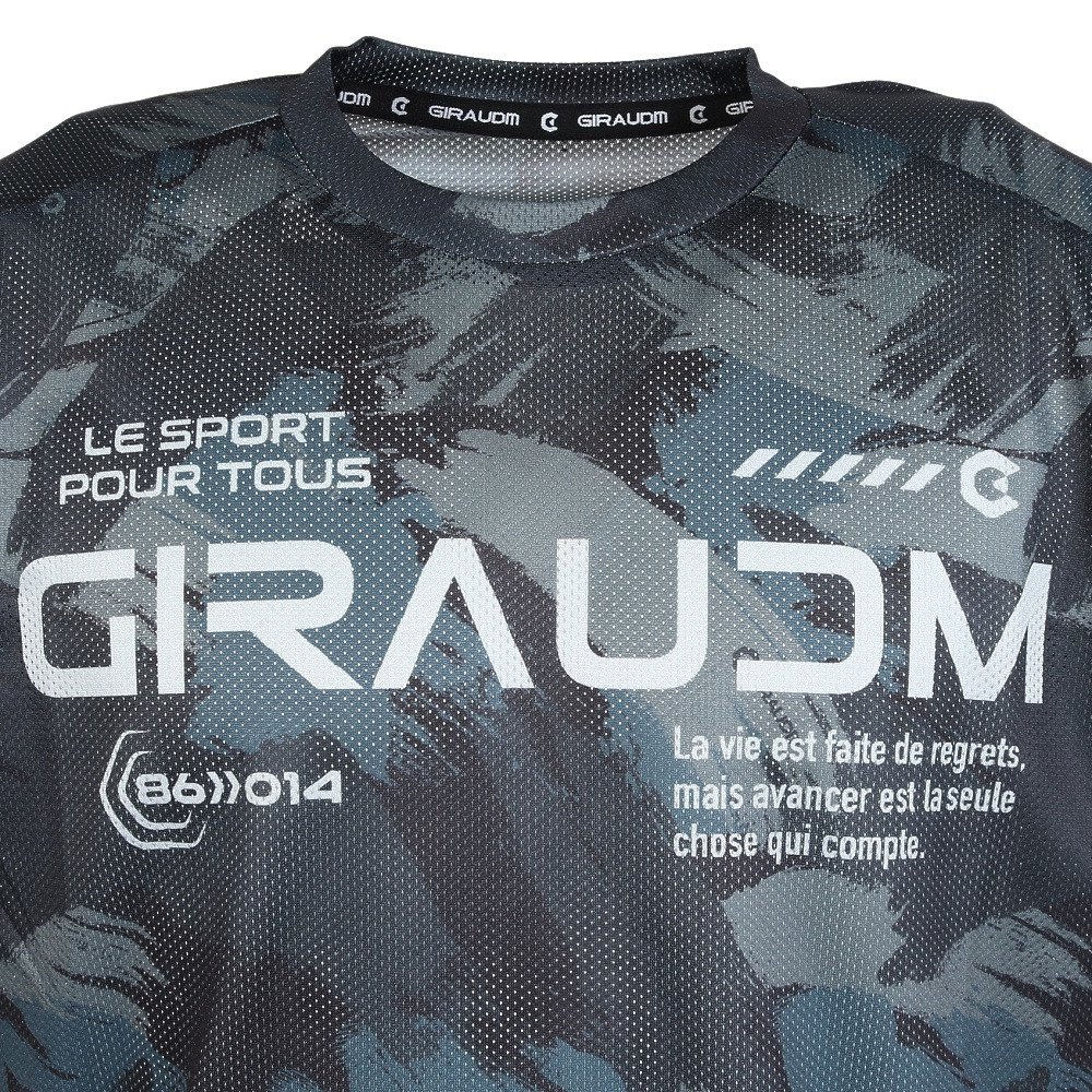 ジローム（GIRAUDM）（メンズ）吸汗速乾 ドライプラス スループラス AUTHENTIC GRT 半袖Tシャツ CT6S0040-TR863-GRES NVY