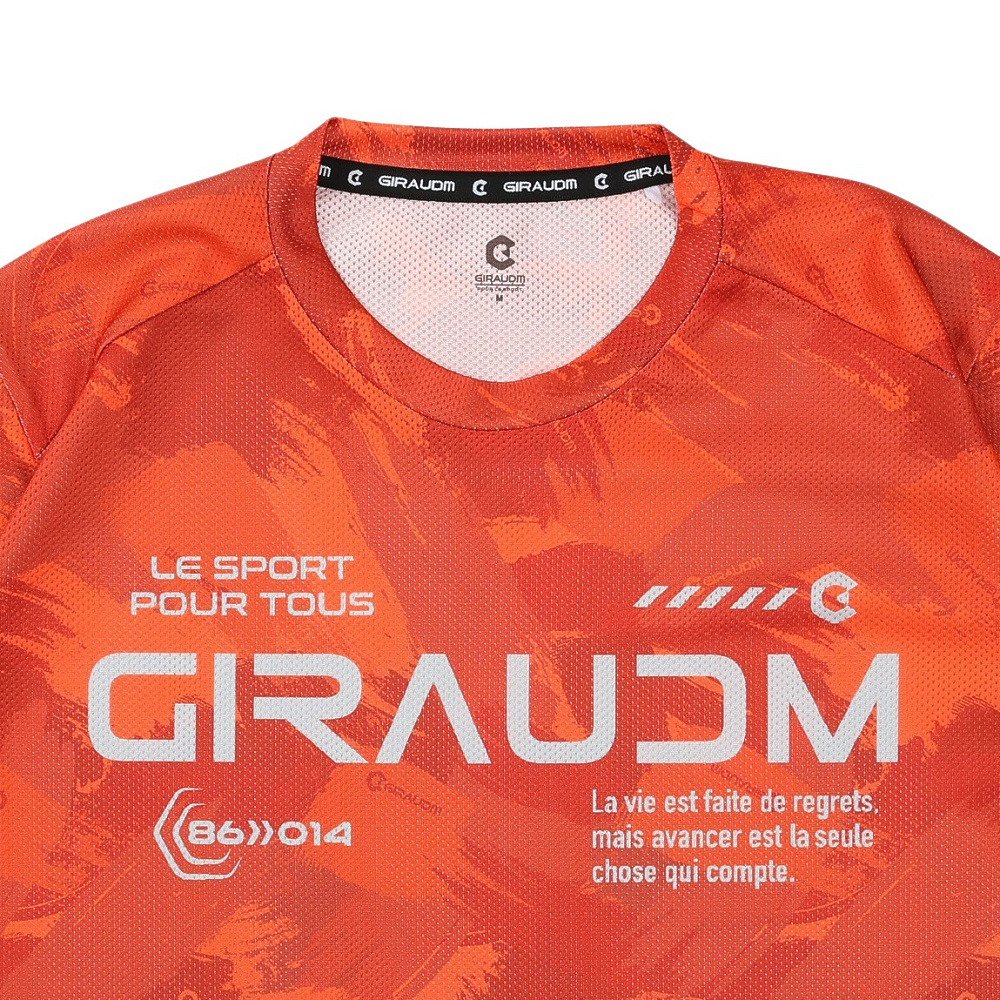 ジローム（GIRAUDM）（メンズ）吸汗速乾 ドライプラススループラス AUTHENTIC GRT 半袖Tシャツ CT6S0040-TR863-GRES ORG
