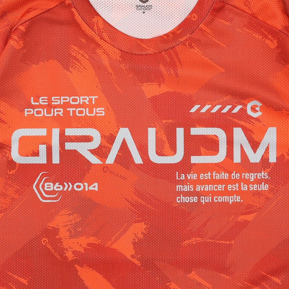 ジローム（GIRAUDM）（メンズ）吸汗速乾 ドライプラススループラス AUTHENTIC GRT 半袖Tシャツ CT6S0040-TR863-GRES ORG