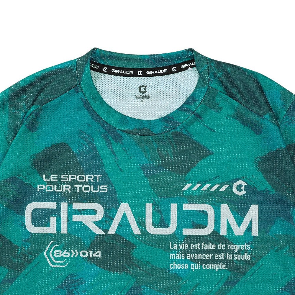ジローム（GIRAUDM）（メンズ）吸汗速乾 ドライプラススループラス AUTHENTIC GRT 半袖Tシャツ CT6S0040-TR863-GRES TQG
