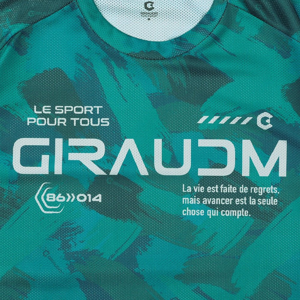 ジローム（GIRAUDM）（メンズ）吸汗速乾 ドライプラススループラス AUTHENTIC GRT 半袖Tシャツ CT6S0040-TR863-GRES TQG