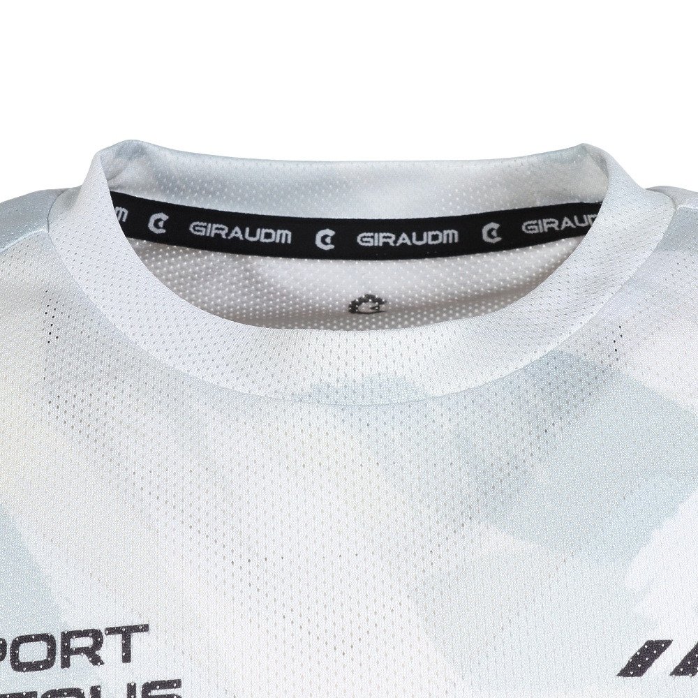 ジローム（GIRAUDM）（メンズ）吸汗速乾 ドライプラス スループラス AUTHENTIC GRT 半袖Tシャツ CT6S0040-TR863-GRES WHT