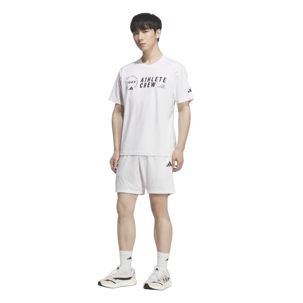 アディダス（adidas）（メンズ）アダプテーション レギュラーフィット カラット ベーシック 半袖Tシャツ HL300-KF1311