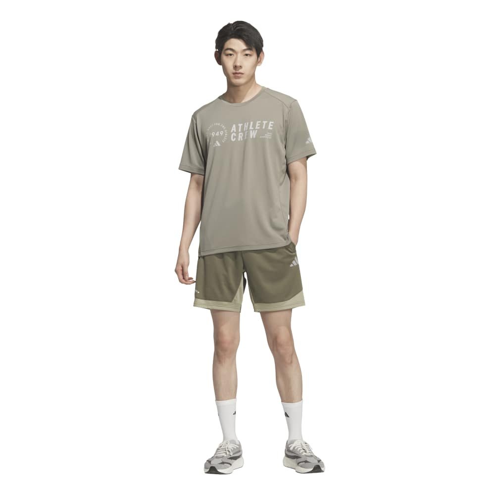 アディダス（adidas）（メンズ）アダプテーション レギュラーフィット カラット ベーシック 半袖Tシャツ HL300-KF1314