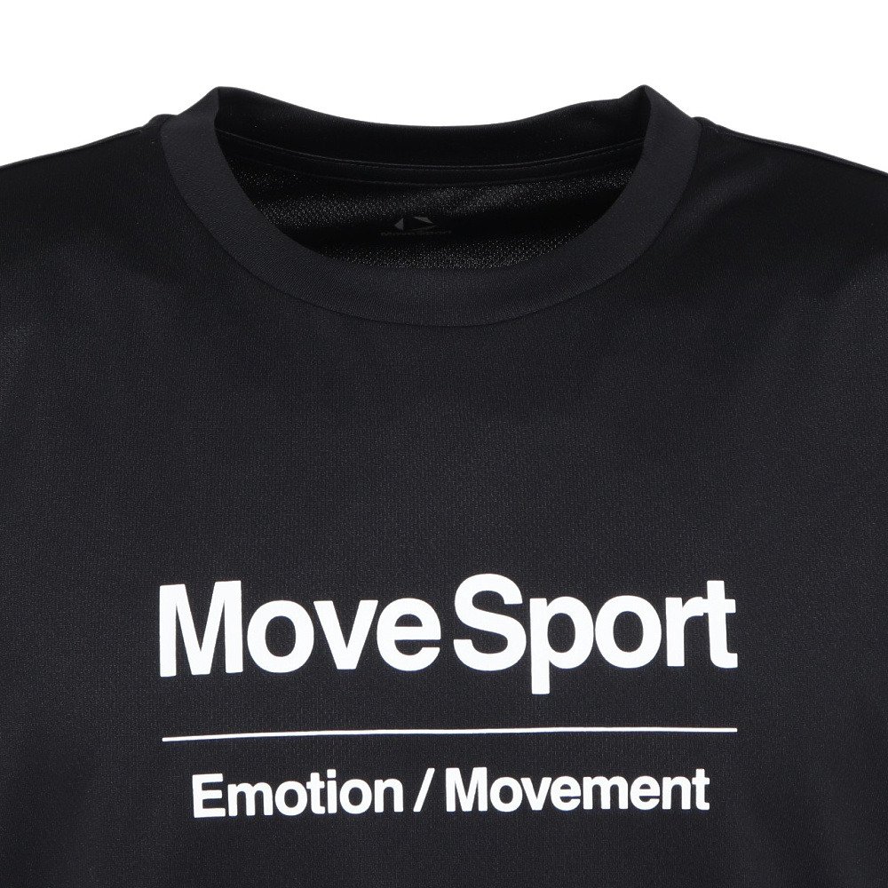 ムーブスポーツ（MoveSport）（メンズ）半袖Tシャツ ST6SHTX1MB BK00