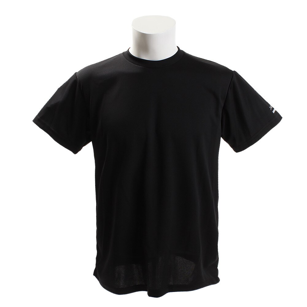  Tシャツ メンズ ドライプラス UV 半袖無地Tシャツ 863G8CD5874 BLK オンライン価格