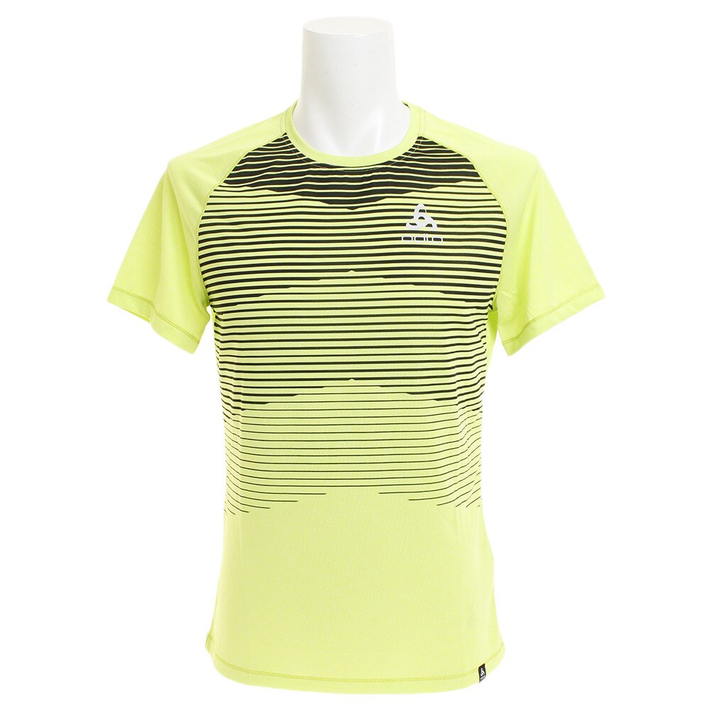  Tシャツ メンズ AION 半袖Tシャツ 350062 acid lime melange オンライン価格