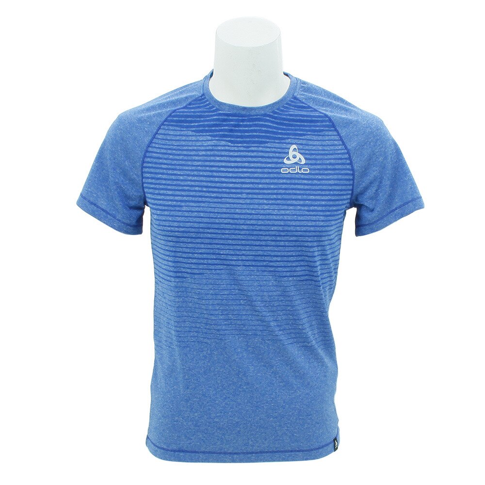  Tシャツ メンズ 半袖 BL TOP クルーネック ショートスリーブ AION 350062 ENERGY BLUE MELANGE オンライン価格