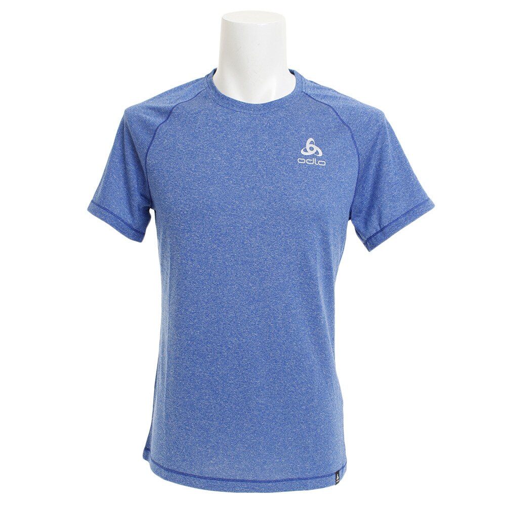  Tシャツ メンズ 半袖 BL TOP Crew neck AION Plain 350272 energy blue melange オンライン価格