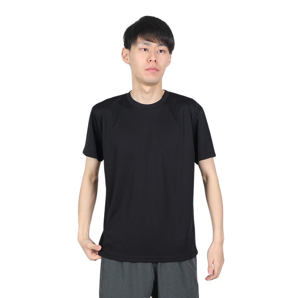 パフォーマンスギア（PG）（メンズ）洗っても機能が続く UVカット 速乾  UV 吸汗速乾 半袖 無地 Tシャツ 863PG9CD9289 BLK