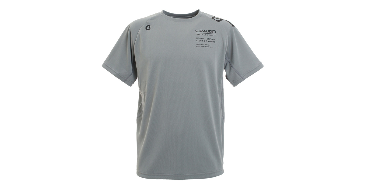 ジローム｜洗える抗ウイルス素材 ナノガード 吸汗速乾 UVカット メッシュ半袖Tシャツ 863GM1TP6606 GRY 生地 服 洗える -  スポーツ用品はスーパースポーツゼビオ