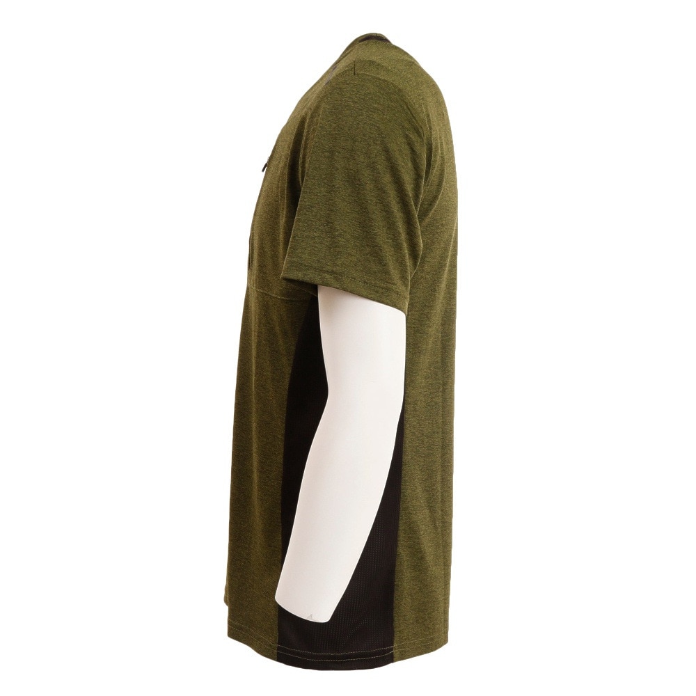 デュアリグ（DUARIG）（メンズ）半袖Tシャツ メンズ 接触冷感 天竺クルーポケット 2S3328-TRCT-863SD OLIVE