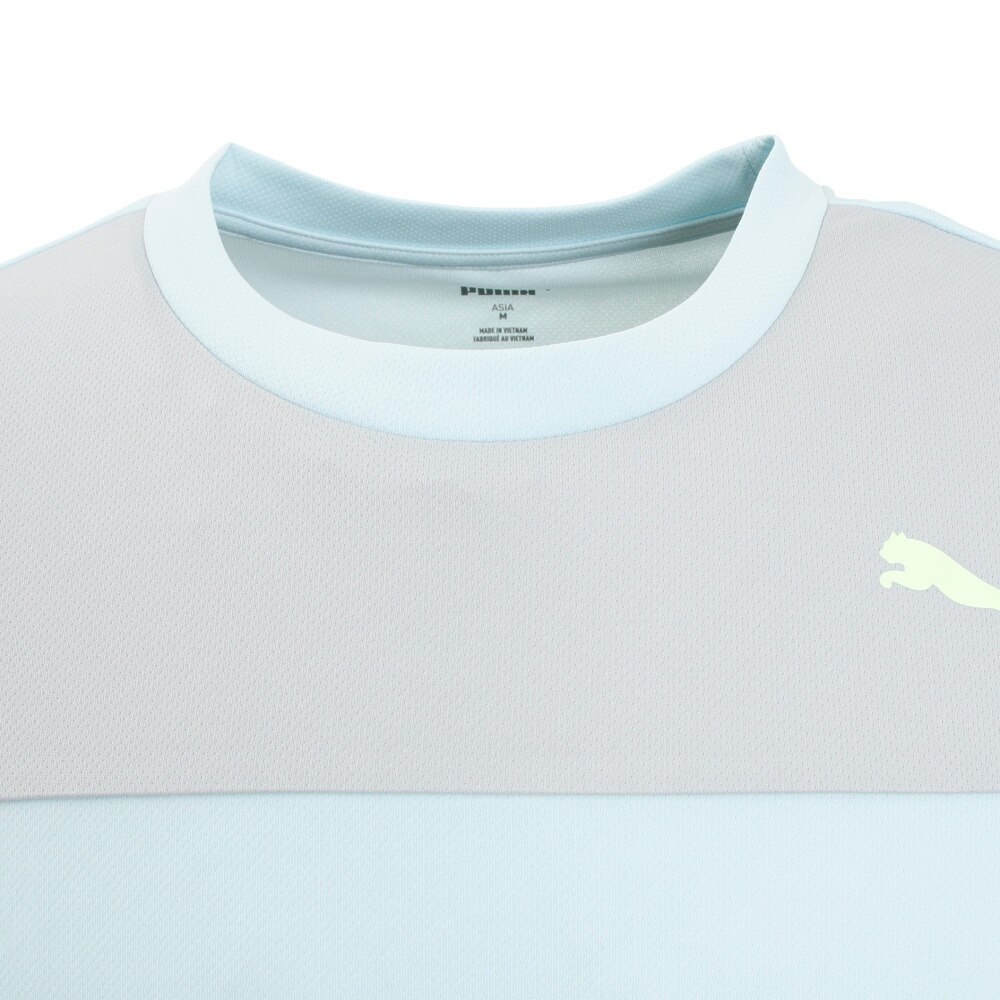 プーマ（PUMA）（メンズ）半袖Tシャツ メンズ DRY+C カラーブロック 522291 20 LBLU★★★