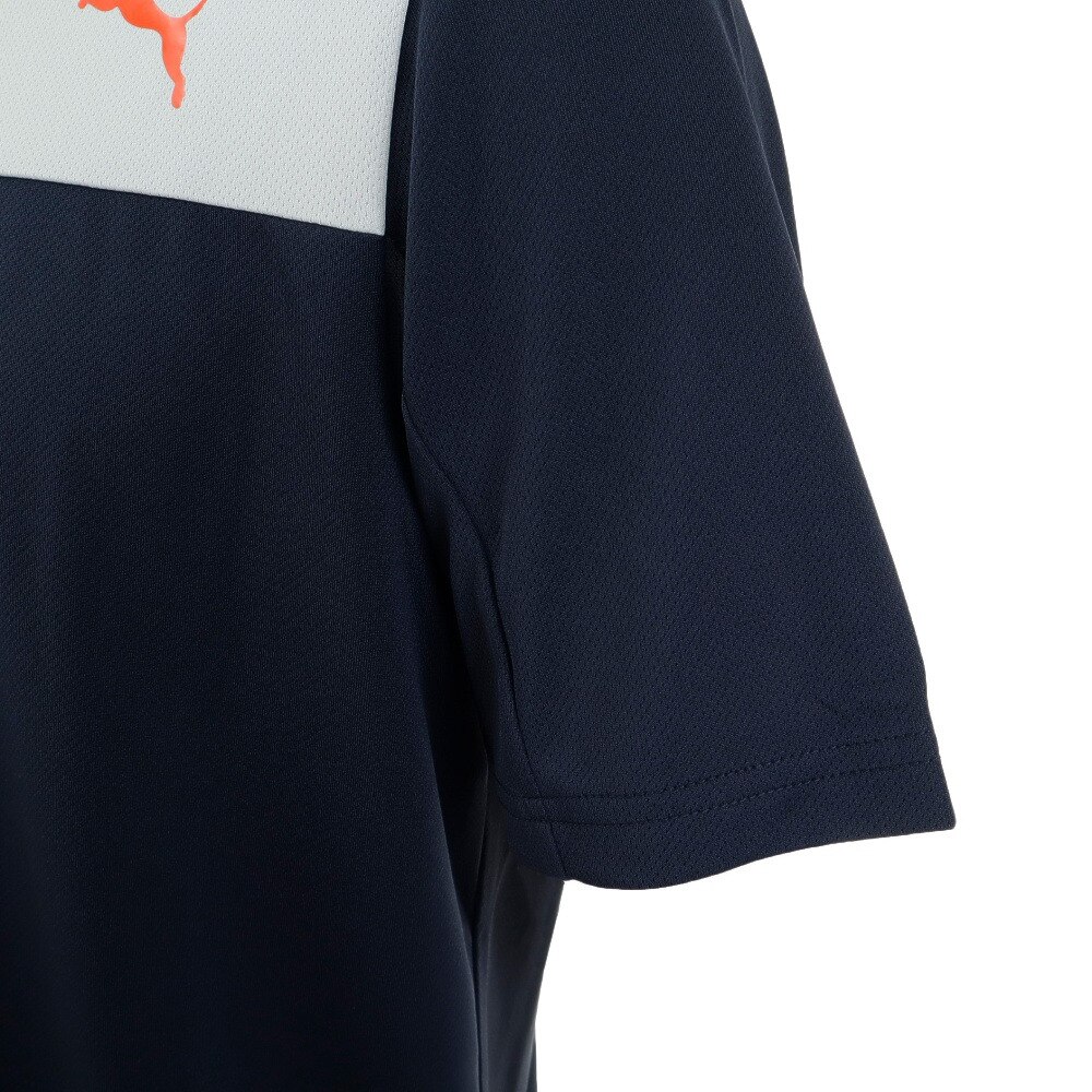 プーマ（PUMA）（メンズ）半袖Tシャツ メンズ DRY+C カラーブロック 522291 43 NVY★★★