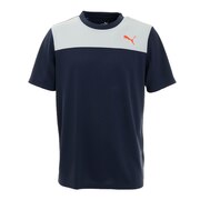 プーマ(PUMA)(メンズ) 接触冷感 ドライ 速乾 DRY+C カラーブロック 半袖Tシャツ 522291 43