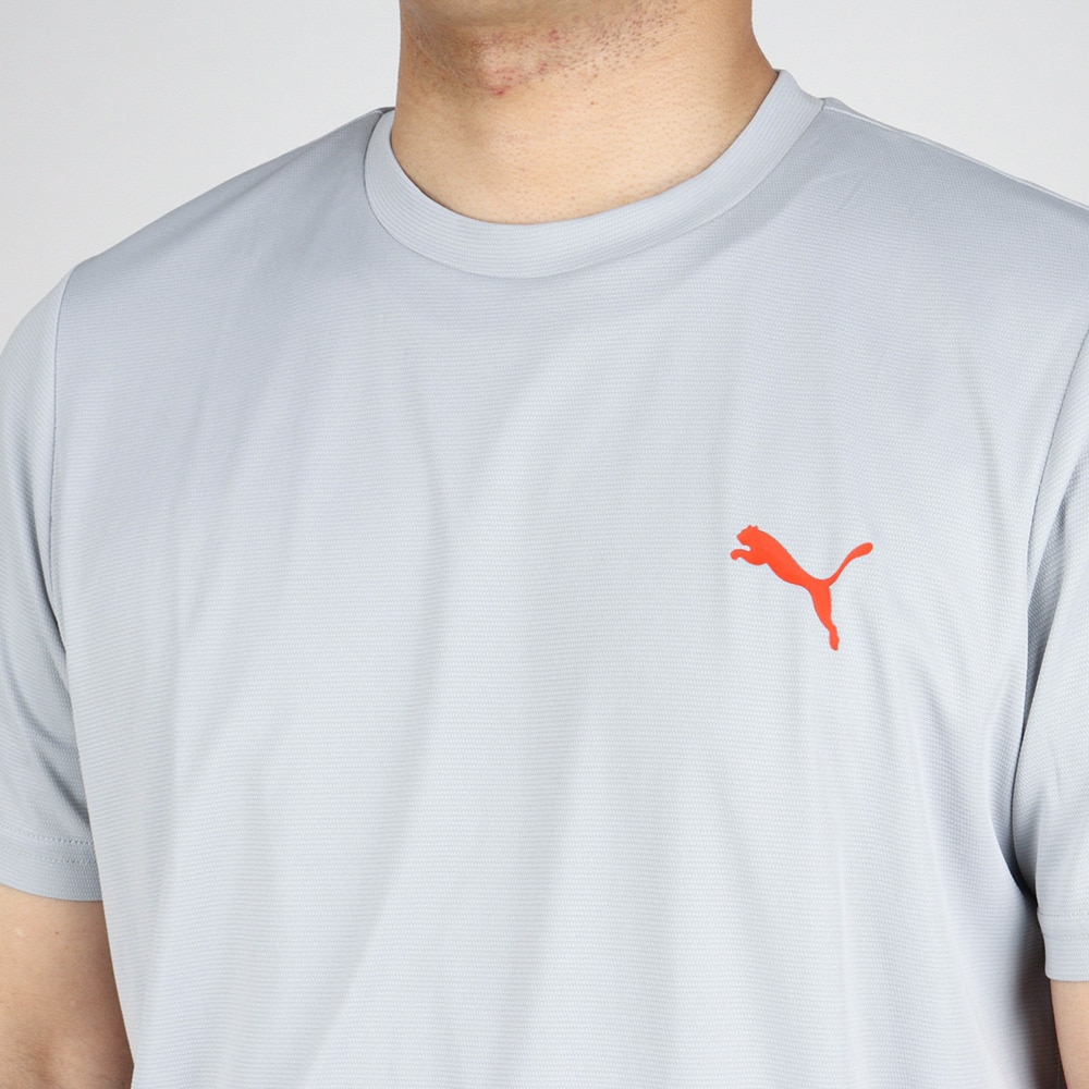 プーマ（PUMA）（メンズ）半袖Tシャツ メンズ ドライ 速乾 ドライプラス ワンポイント 522293 19 GRY
