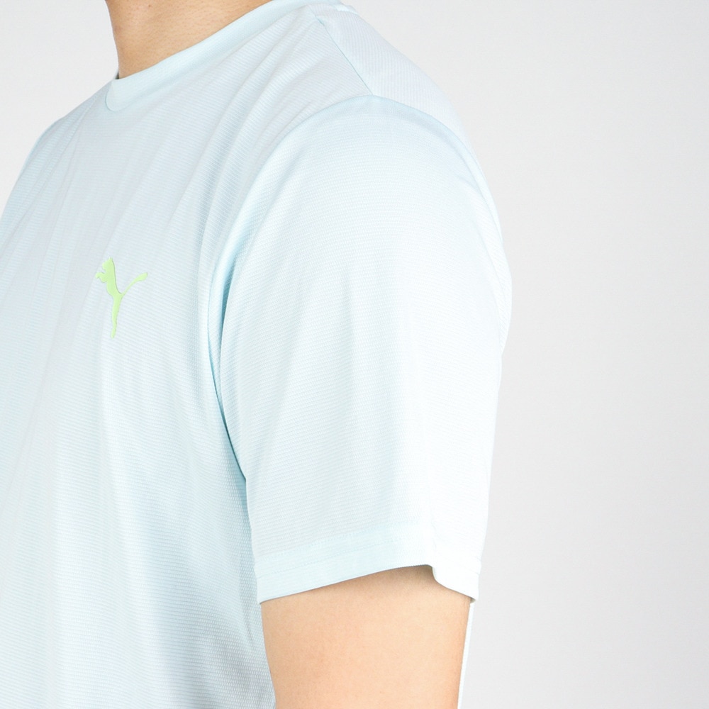 プーマ（PUMA）（メンズ）半袖Tシャツ メンズ ドライ 速乾 ドライプラス ワンポイント 522293 20 LBLU