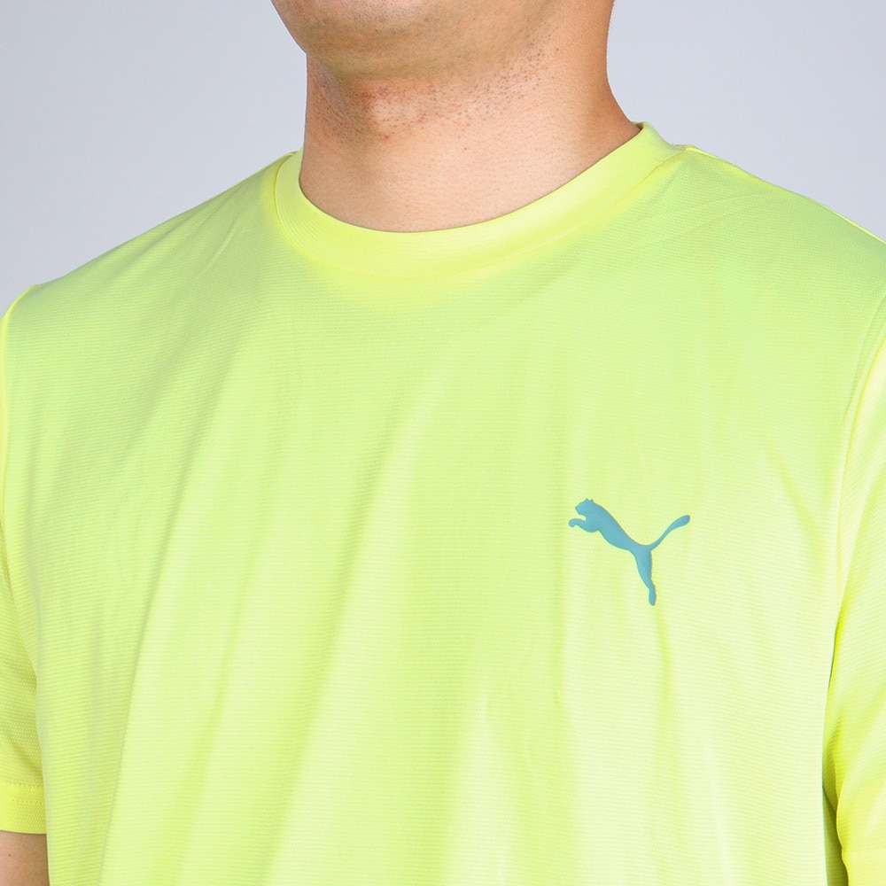 プーマ（PUMA）（メンズ）半袖Tシャツ メンズ ドライ 速乾 ドライプラス ワンポイント 522293 37 YEL