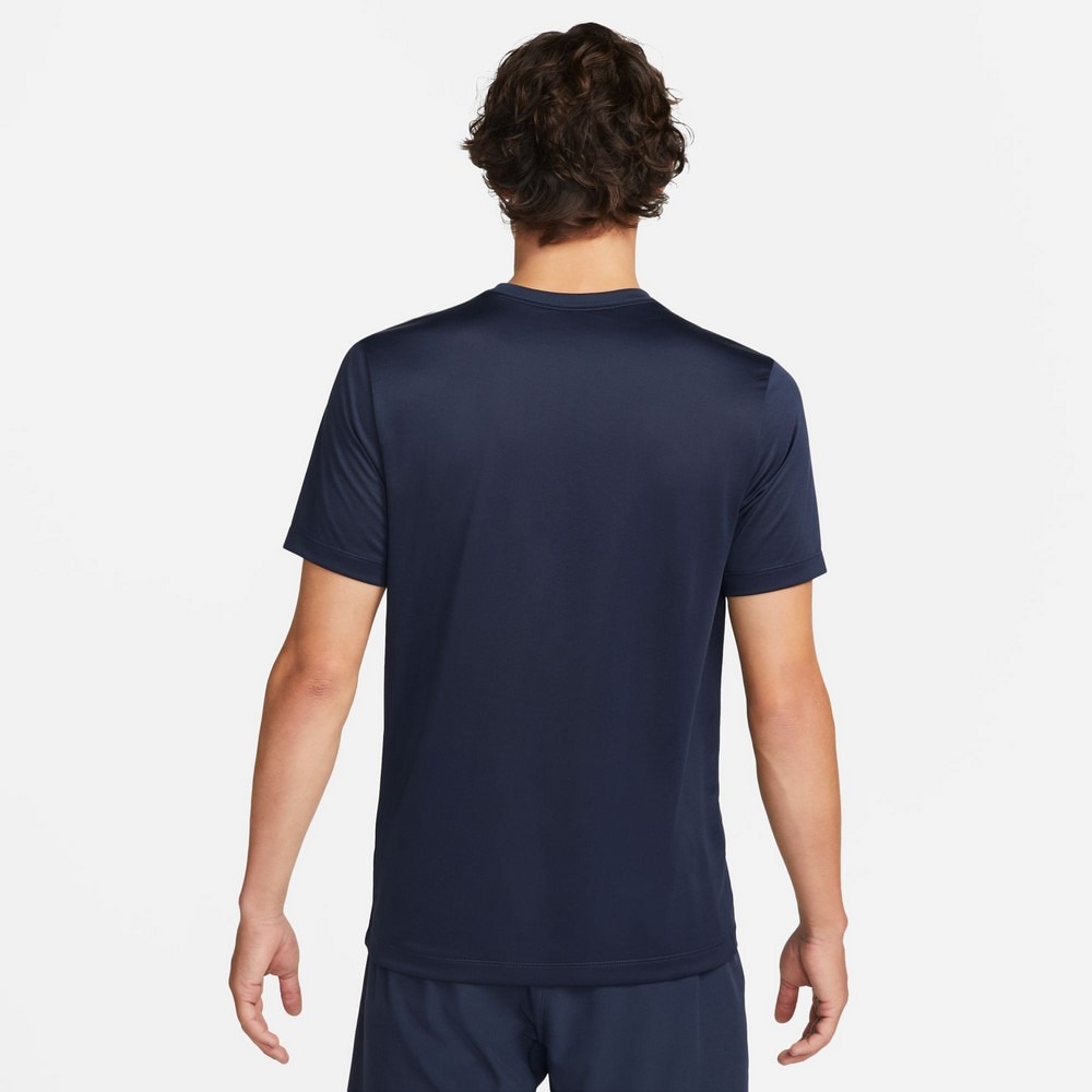 ナイキ（NIKE）（メンズ）Tシャツ 半袖 速乾 ドライフィット RLGD リセット ワンポイント シンプル ネイビー DX0990-451