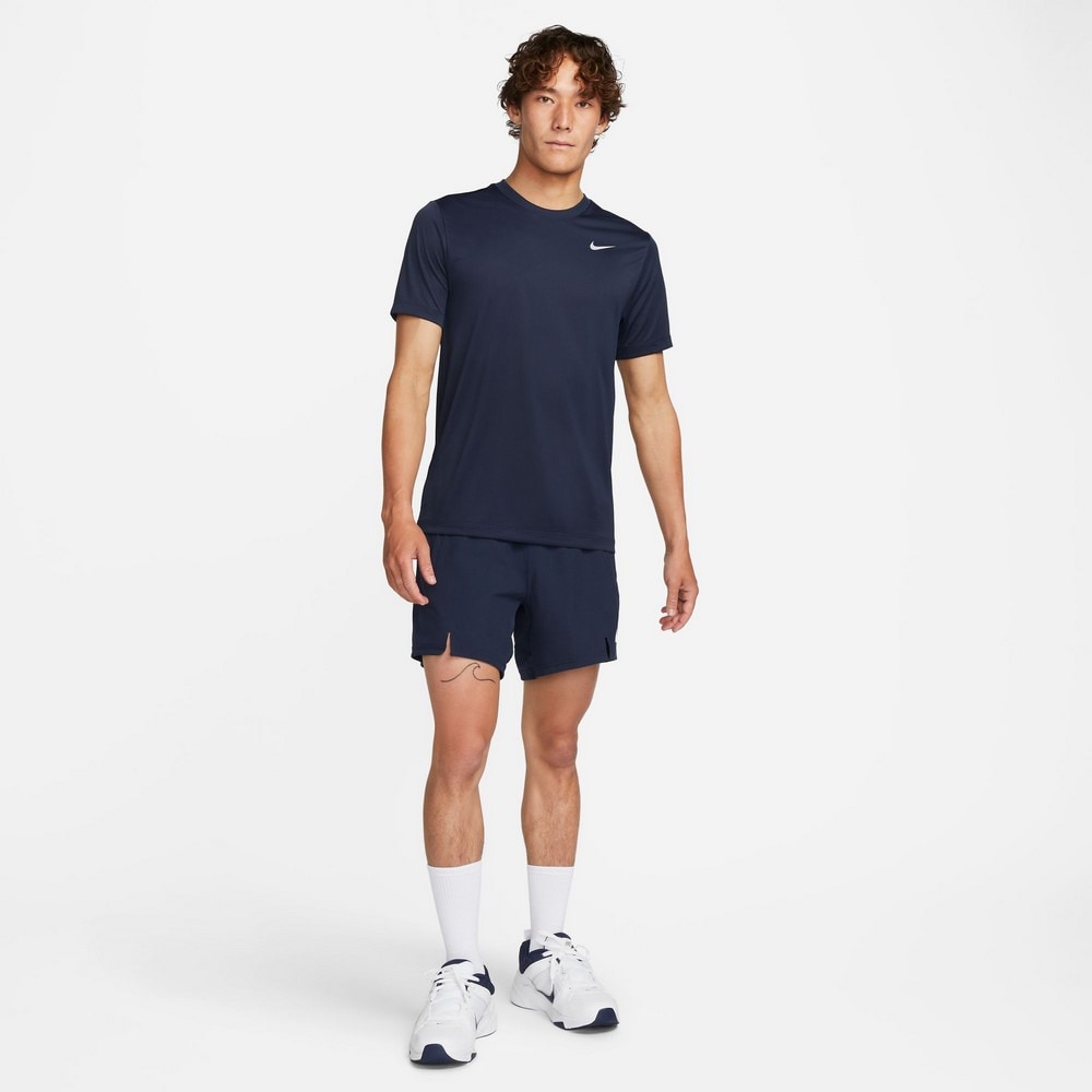 ナイキ（NIKE）（メンズ）Tシャツ 半袖 速乾 ドライフィット RLGD リセット ワンポイント シンプル ネイビー DX0990-451