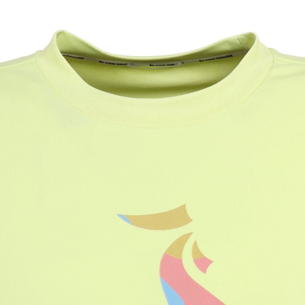 ルコック スポルティフ（le coq sportif）（メンズ）半袖Tシャツ メンズ SUNSCREEN ビッグロゴ QMMVJA03 LM  スポーツ用品はスーパースポーツゼビオ