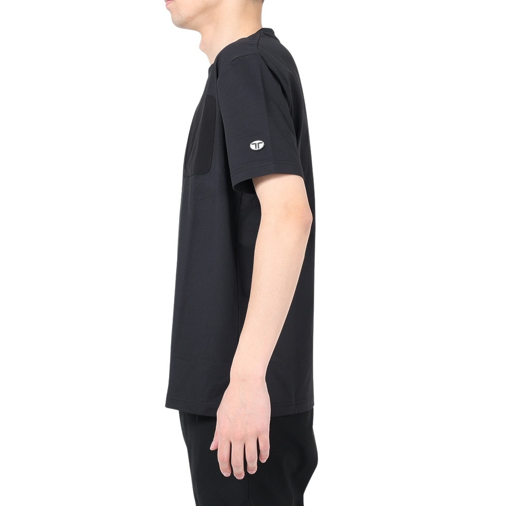 テリック（TELIC）（メンズ）半袖Tシャツ メンズ ドライポケット TL-C029TS BLK