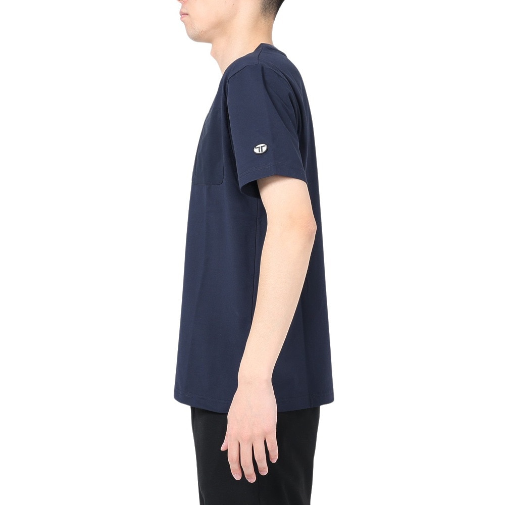 テリック（TELIC）（メンズ）半袖Tシャツ メンズ ドライポケット TL-C029TS NV