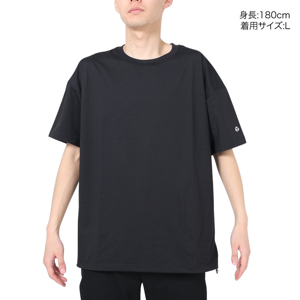 テリック（TELIC）（メンズ）半袖Tシャツ メンズ ドライ TL-C030TS BLK