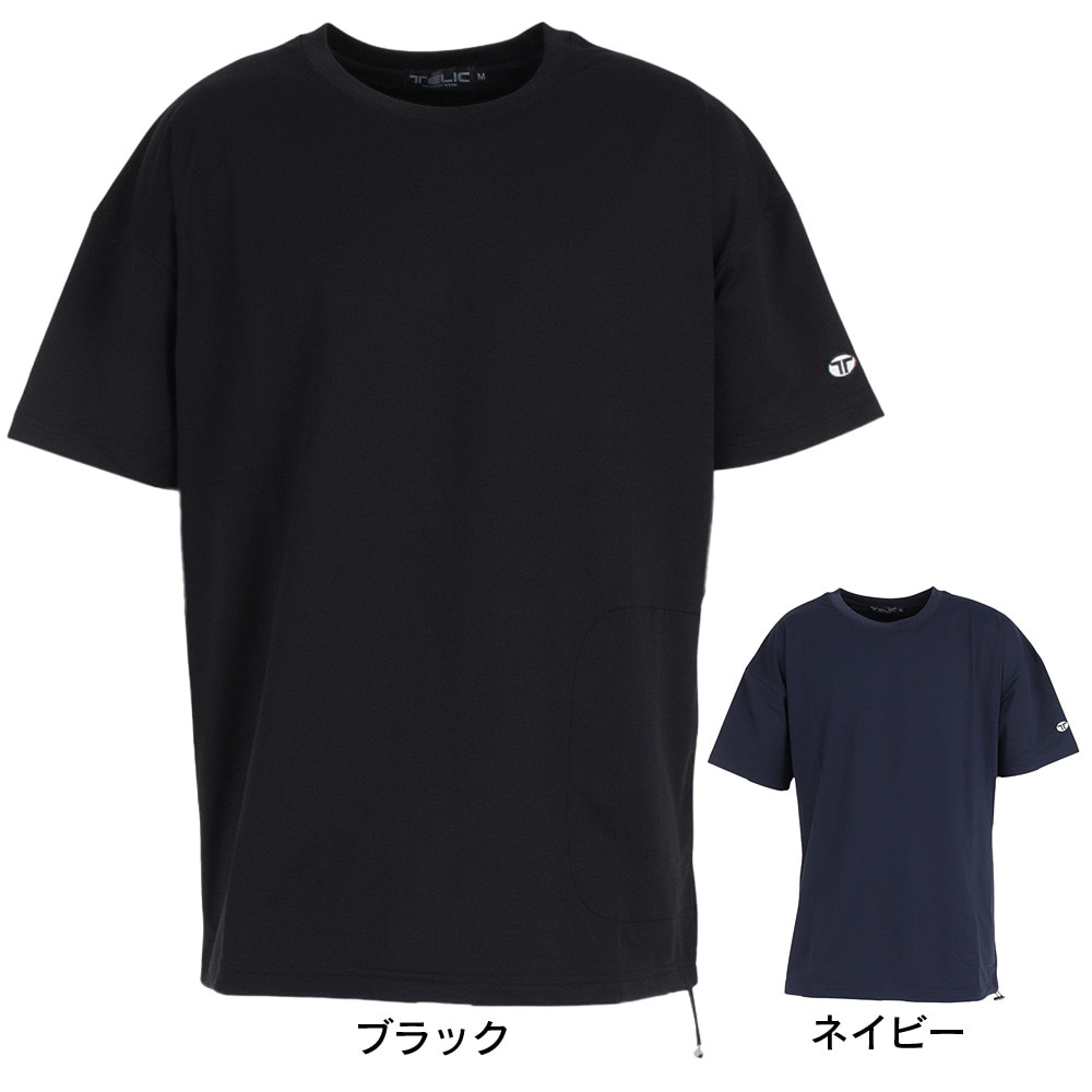 テリック（TELIC）（メンズ）半袖Tシャツ メンズ ドライ TL-C030TS BLK