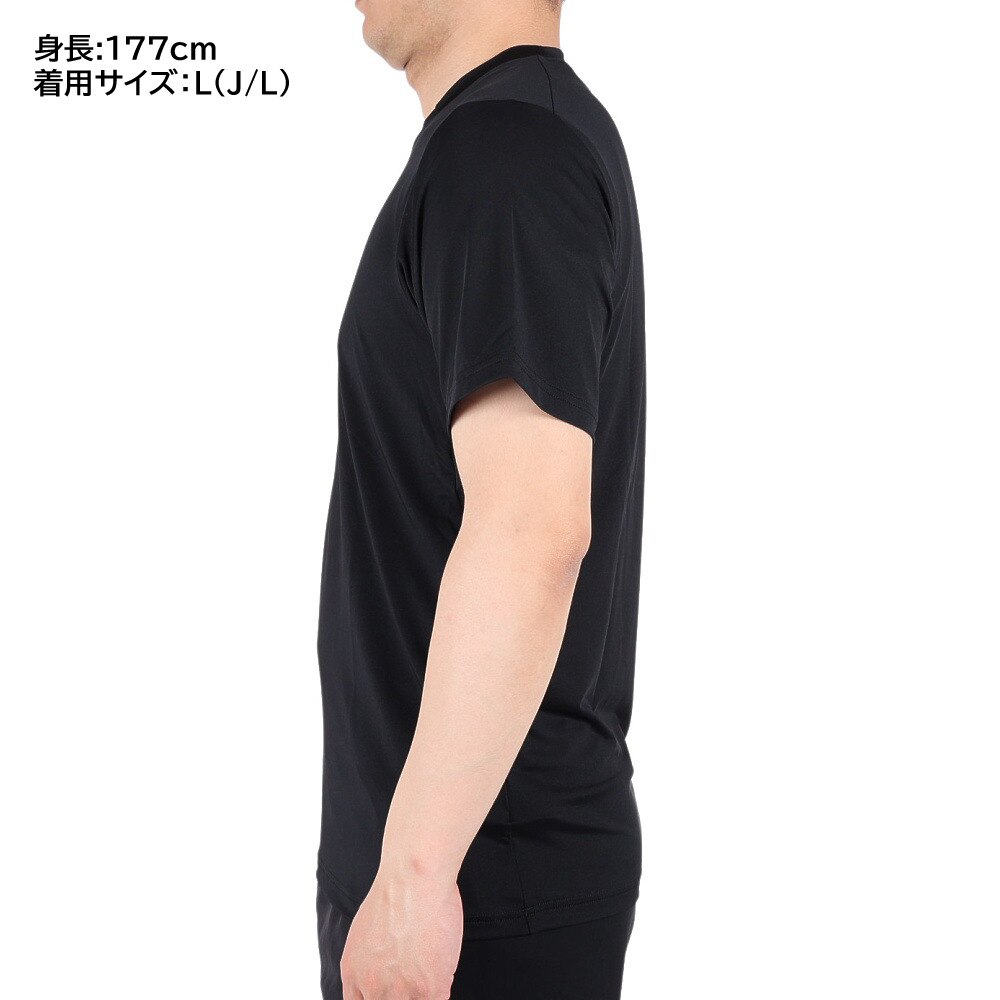 アディダス（adidas）（メンズ）半袖Tシャツ メンズ 黒トレイン エッセンシャルズ BXH44-IC7413