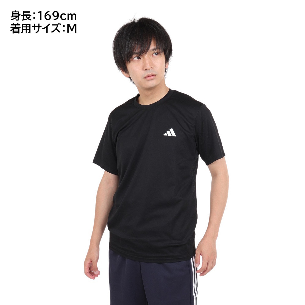 アディダス（adidas）（メンズ）半袖Tシャツ メンズ トレイン エッセンシャルズ トレーニング NQE20-IC7428