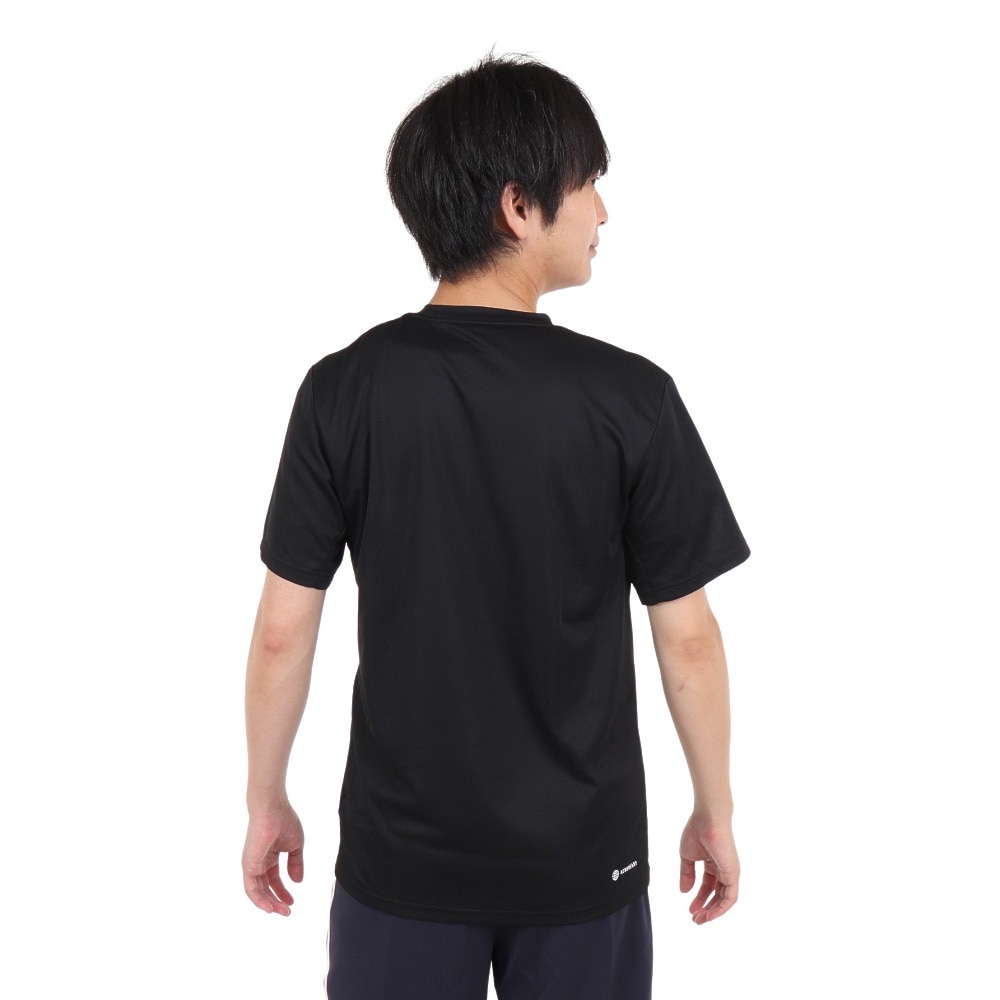 アディダス（adidas）（メンズ）半袖Tシャツ メンズ トレイン エッセンシャルズ トレーニング NQE20-IC7428
