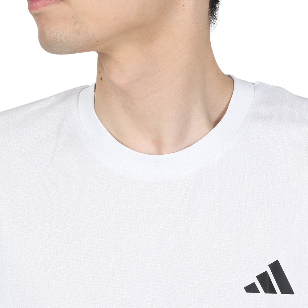 アディダス（adidas）（メンズ）tシャツ 半袖 ワンポイント 吸汗 ホワイト 白 M TR-ES BASE NQE20-IC7430