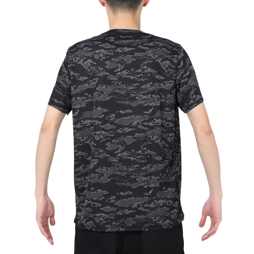 プーマ（PUMA）（メンズ）半袖Tシャツ メンズドライプラス AOP  523775 01 BLK