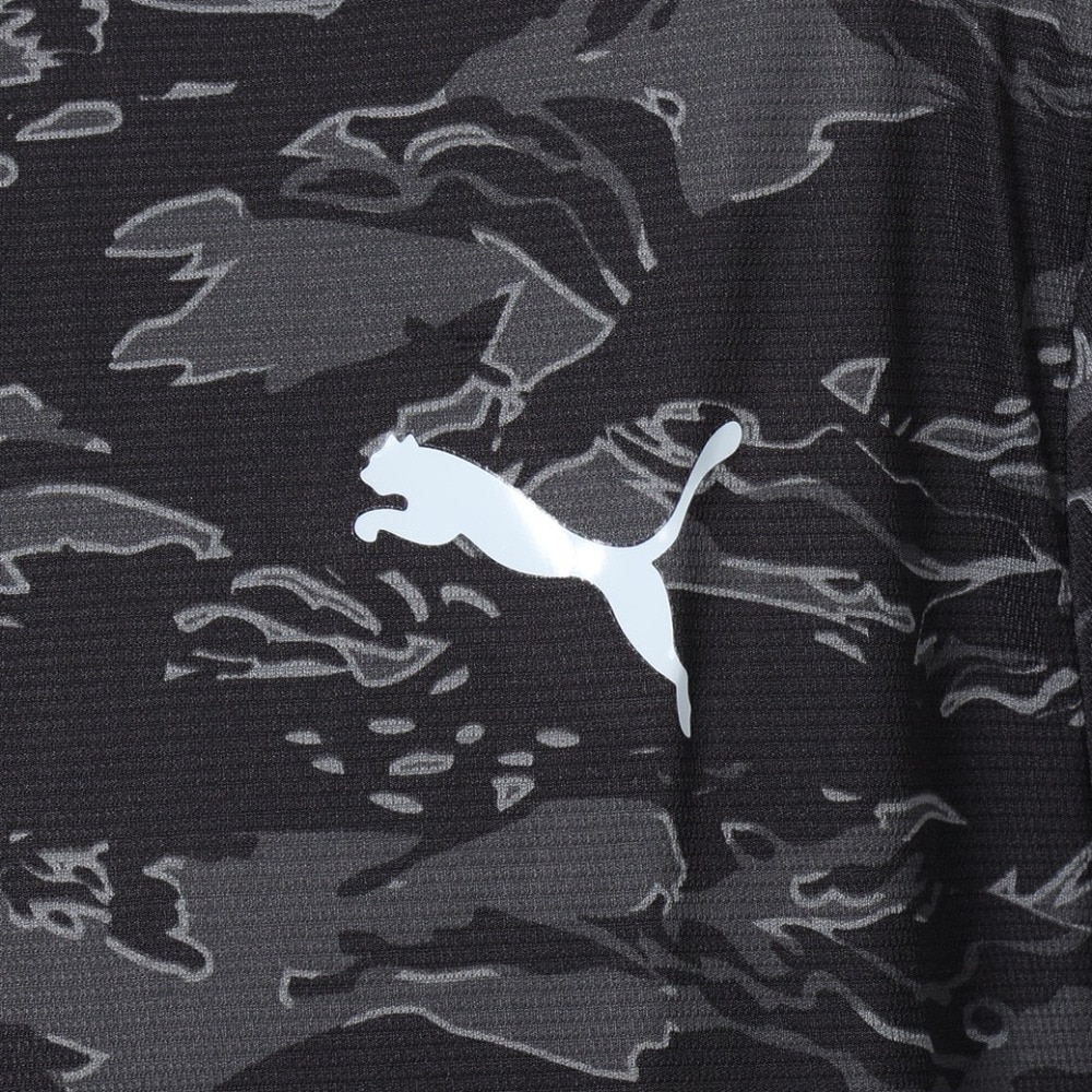 プーマ（PUMA）（メンズ）半袖Tシャツ メンズドライプラス AOP  523775 01 BLK
