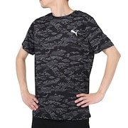 プーマ（PUMA）（メンズ）半袖Tシャツ メンズドライプラス AOP  523775 01 BLK