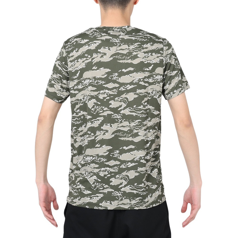 プーマ（PUMA）（メンズ）半袖Tシャツ メンズ ドライプラス AOP 523775 73 GRN