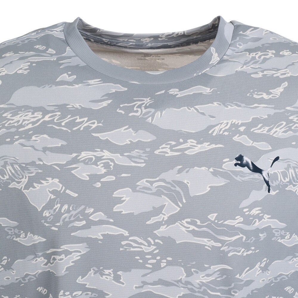 プーマ（PUMA）（メンズ）半袖Tシャツ メンズ ドライプラス AOP 523775 80 KHK