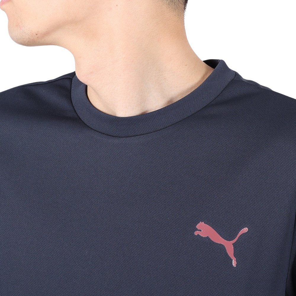 プーマ（PUMA）（メンズ）半袖Tシャツ メンズ DRY PLUS COOL  523777 43 NVY