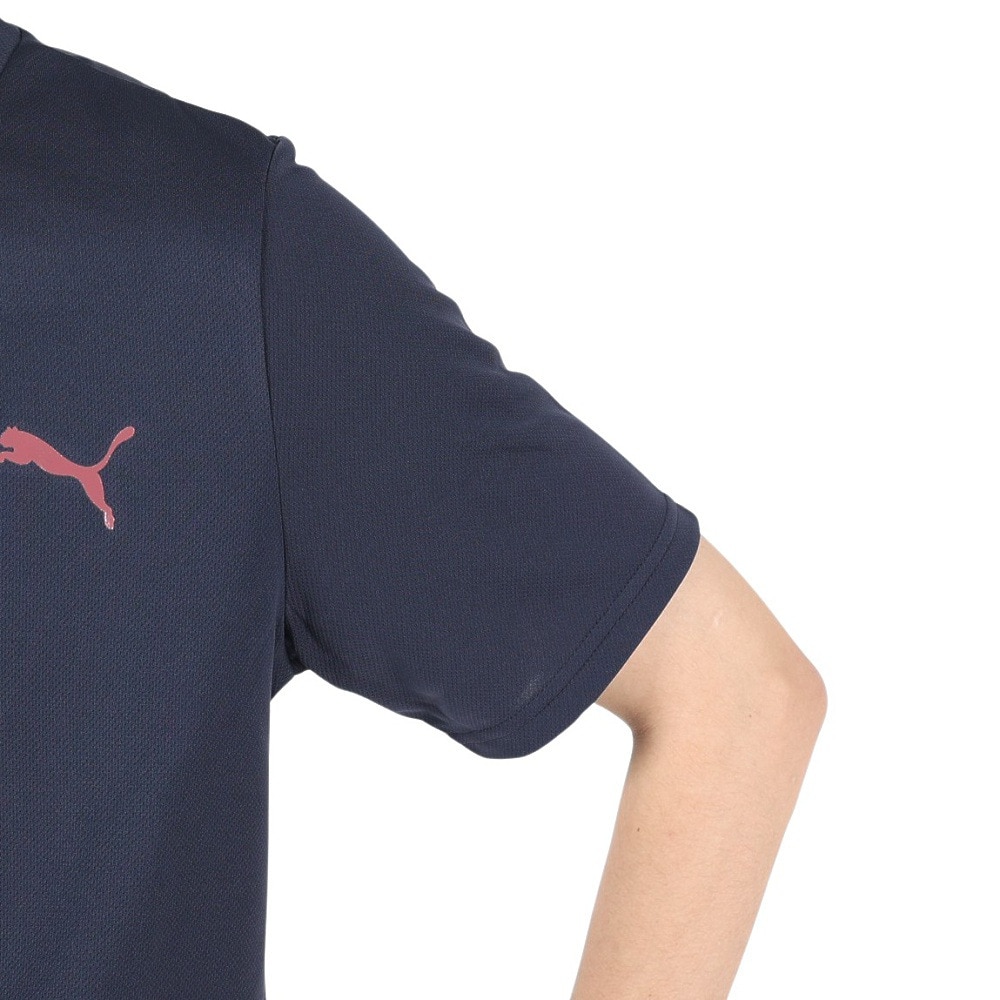 プーマ（PUMA）（メンズ）半袖Tシャツ メンズ DRY PLUS COOL  523777 43 NVY