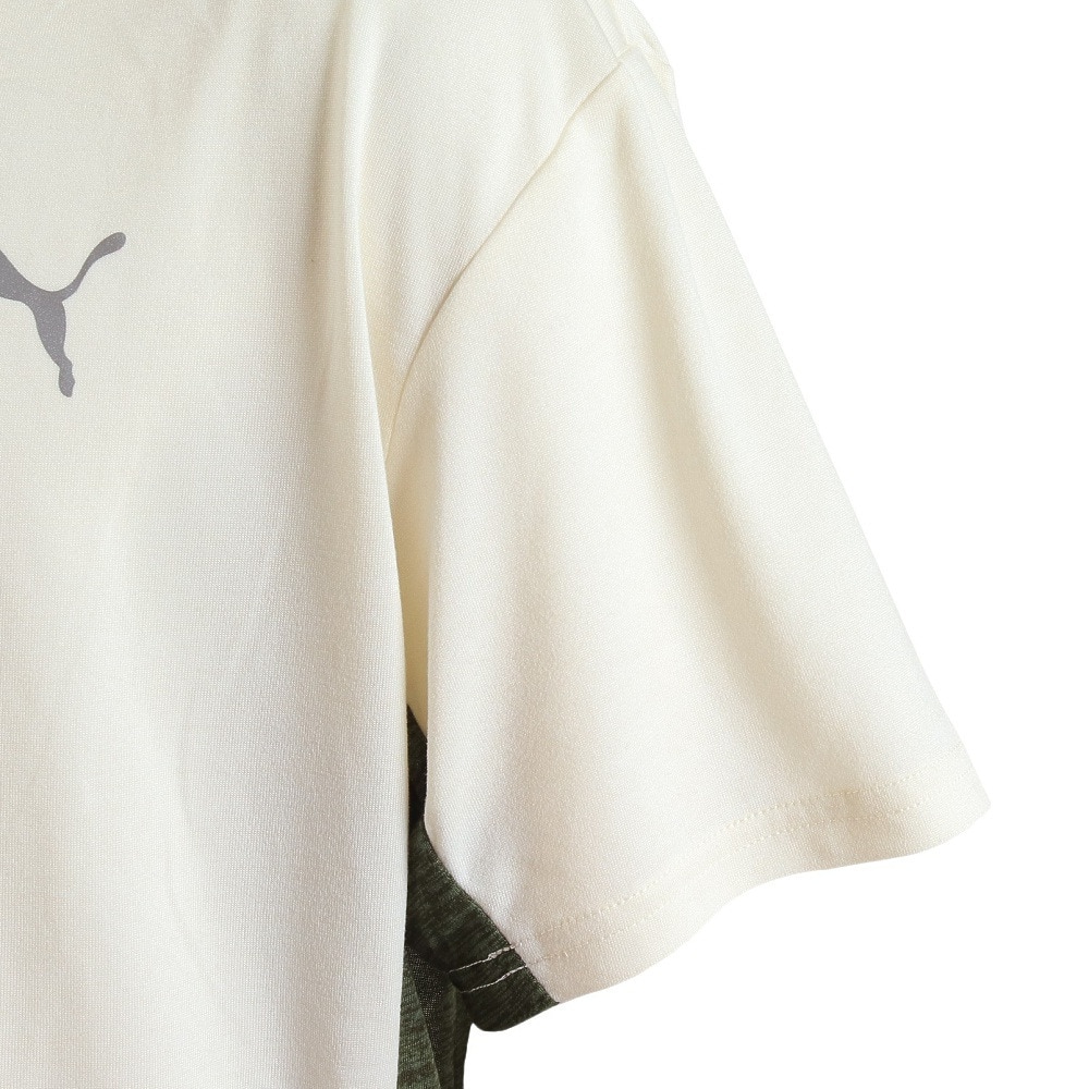 プーマ（PUMA）（メンズ）半袖Tシャツ メンズ STYLE TECH COLOR  676860 65 BEG